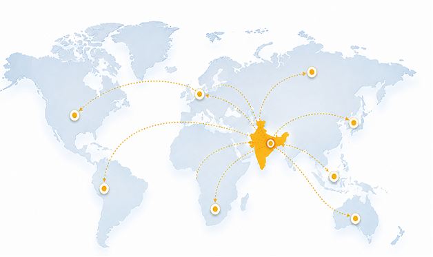 Oratrics global curriculum network map